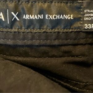 Armani Exchange Midnight Black Trousers